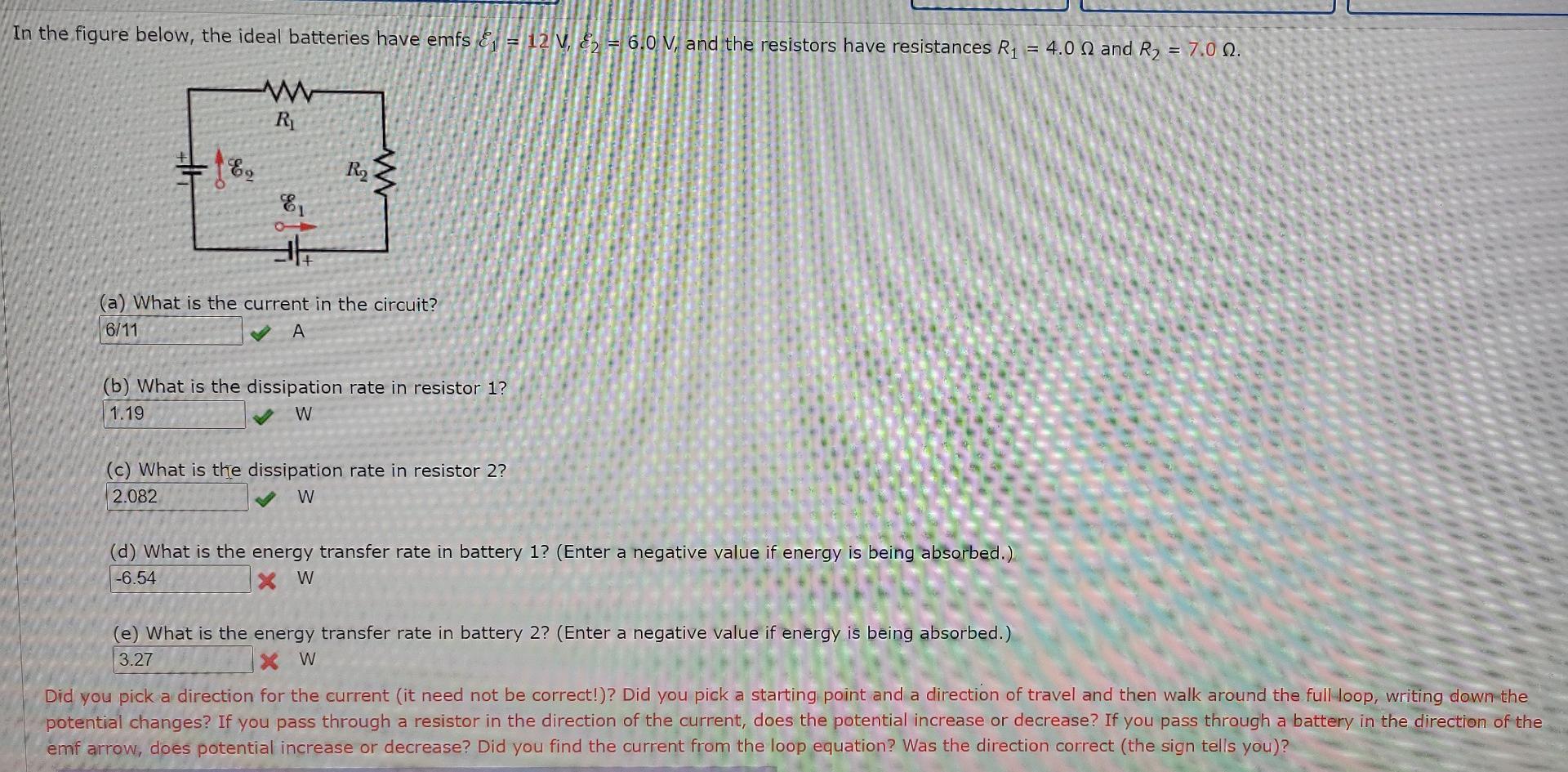 Solved In The Figure Below The Ideal Batteries Have Emfs Chegg