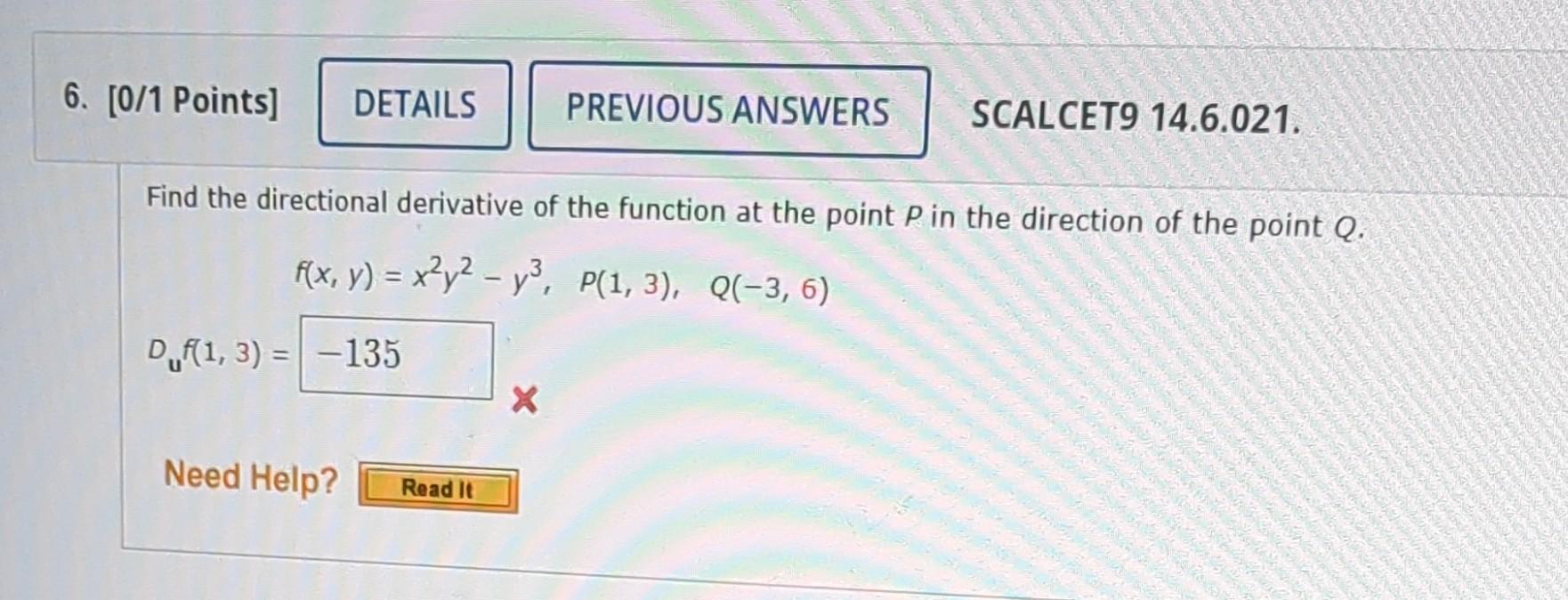 Solved Find The Directional Derivative Of The Function At Chegg