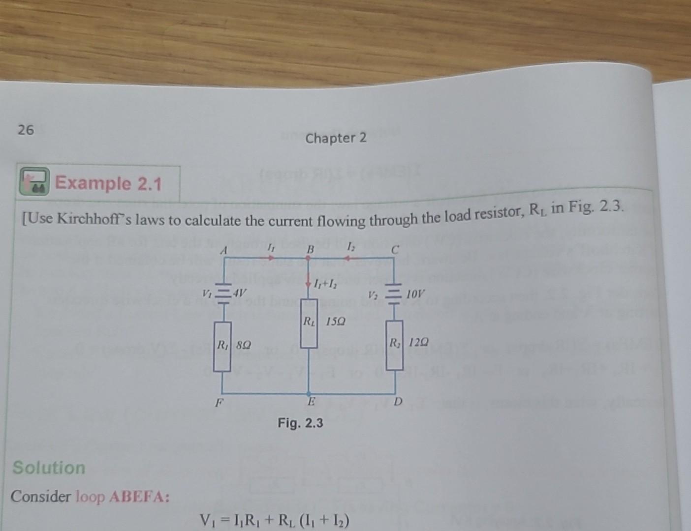 Solved Use Kirchhoff S Laws To Calculate The Current Chegg