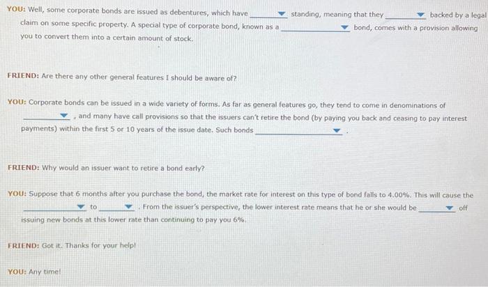 Solved Bond Basics Understanding How Bonds Work As Chegg