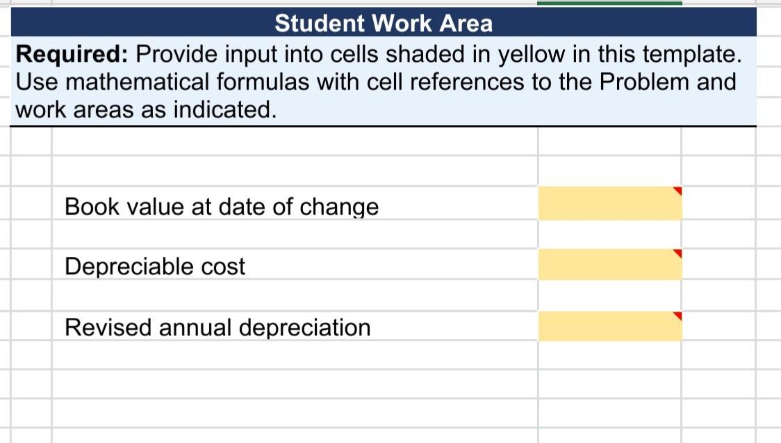 Solved Formula Subtract Divide Cell Referencing Using Chegg