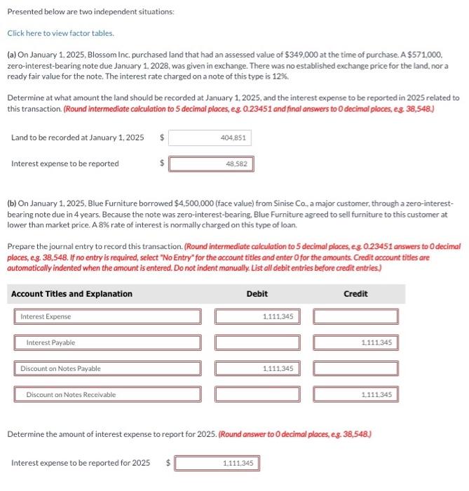 Solved Presented Below Are Two Independent Situations Click Chegg