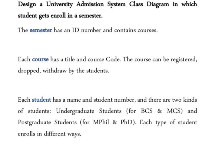 Class Diagram For Engineering Admission Process Class Diagra