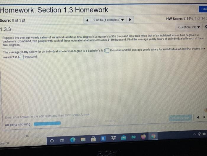 Solved Homework Section Homework Sav Score Of Pt Chegg