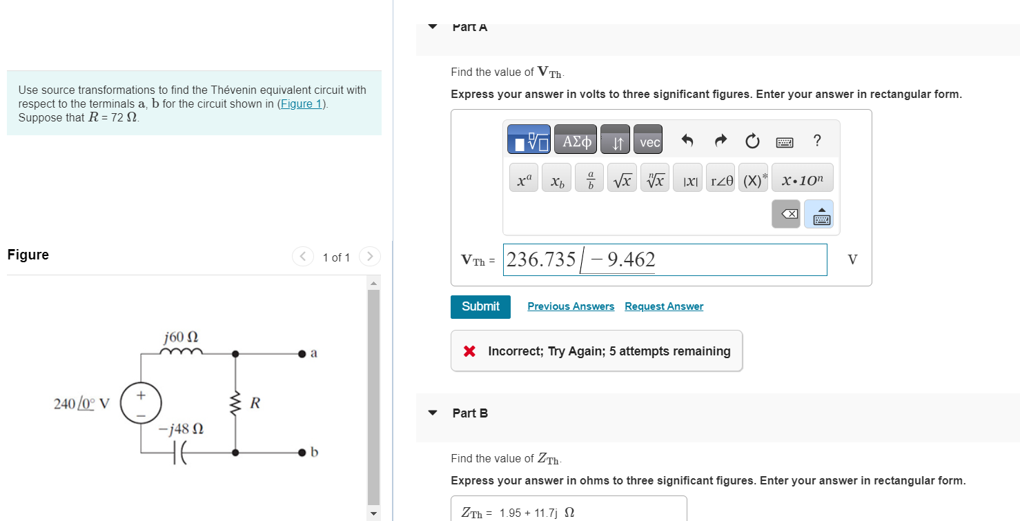 Solved Use Source Transformations To Find The Th Venin Chegg