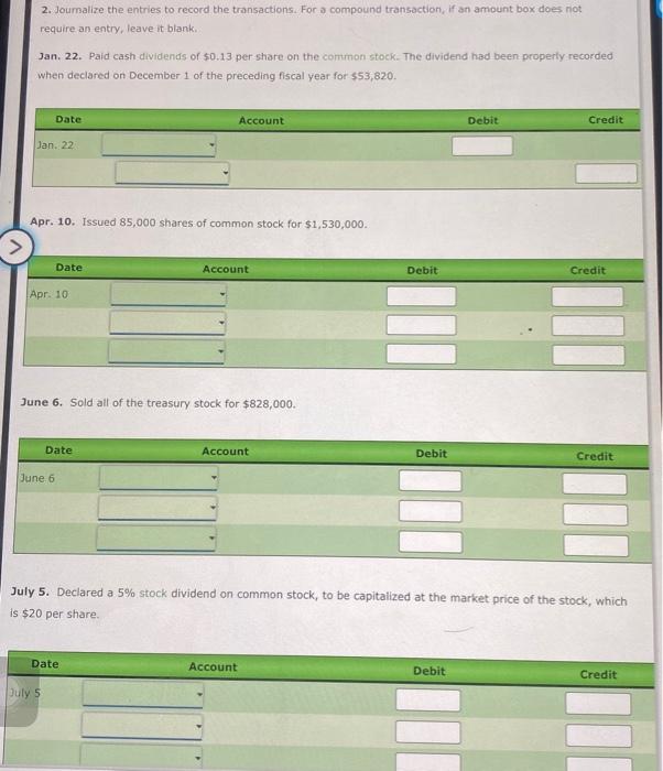 Solved Entries For Selected Corporate Transactions Morrow Chegg