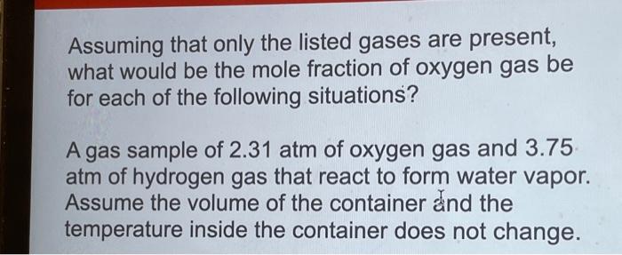 Solved A L Container At K Holds A Mixture Of Two Chegg