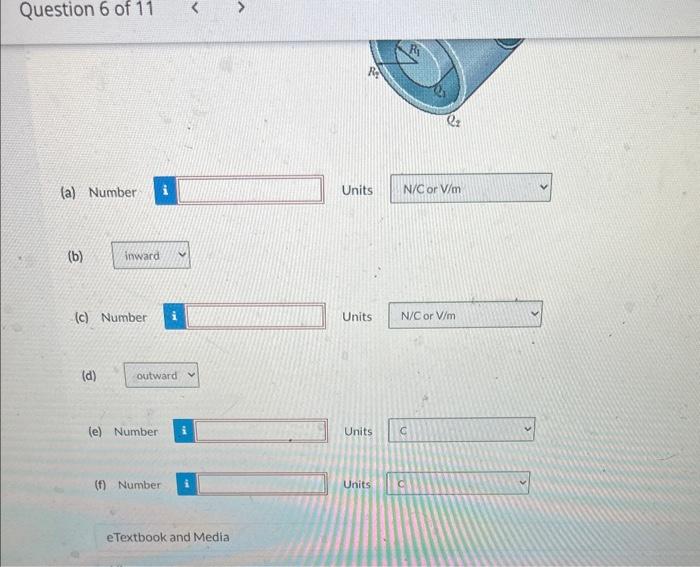 Solved The Figure Is A Section Of A Conducting Rod Of Radius Chegg