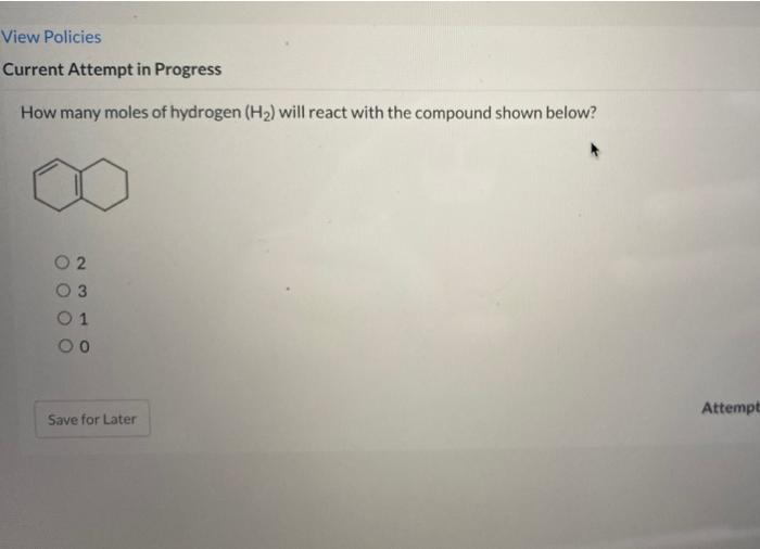 Solved View Policies Current Attempt In Progress How Many Chegg