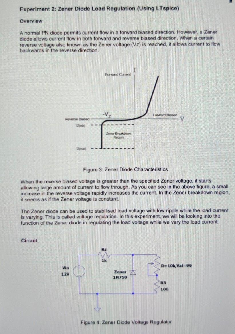 Solved Experiment Half Wave Rectifier Overview A Chegg