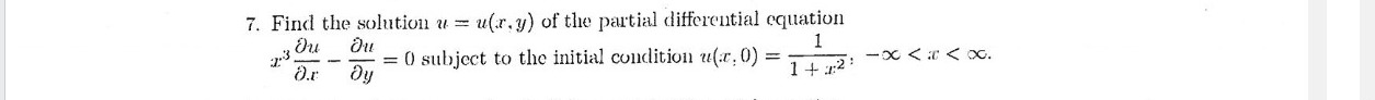 Find The Solution U U X Y Of The Partial Chegg