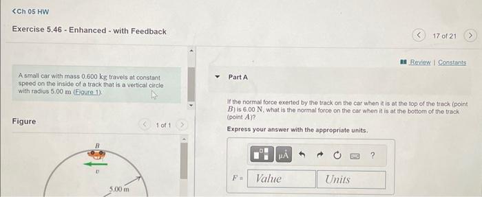 Solved Exercise 5 46 Enhanced With Feedback A Small Car Chegg