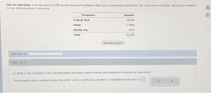 Solved Get An Education A Survey Asked People How Chegg