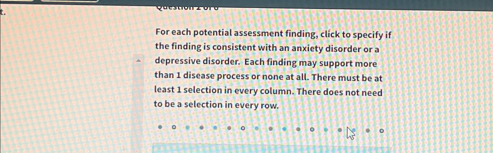 Solved For Each Potential Assessment Finding Click To Chegg