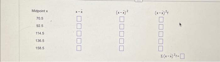 Solved Complete The Table Round Values To The Nearest Tenth Chegg