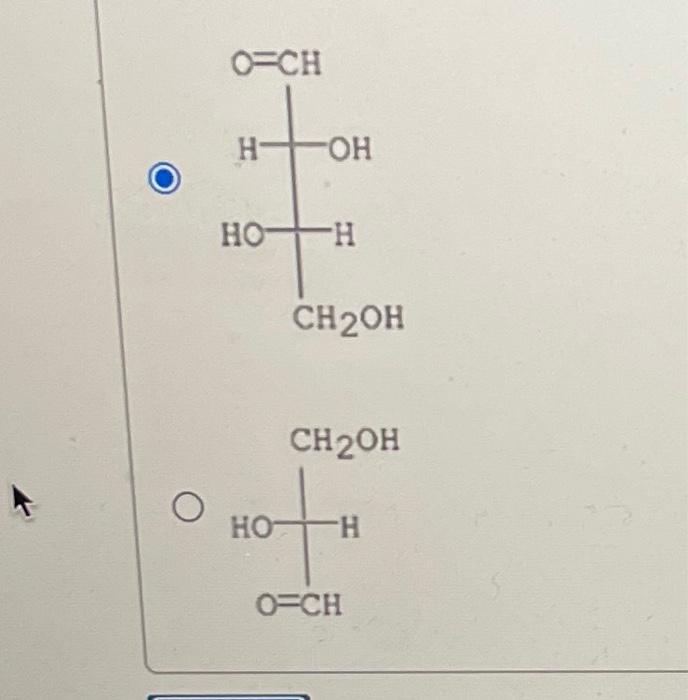 Solved Which Of The Following Compounds Is A D Sugar Chegg