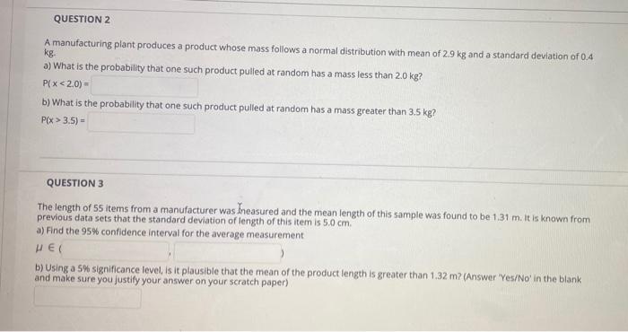 Solved Question A Manufacturing Plant Produces A Product Chegg