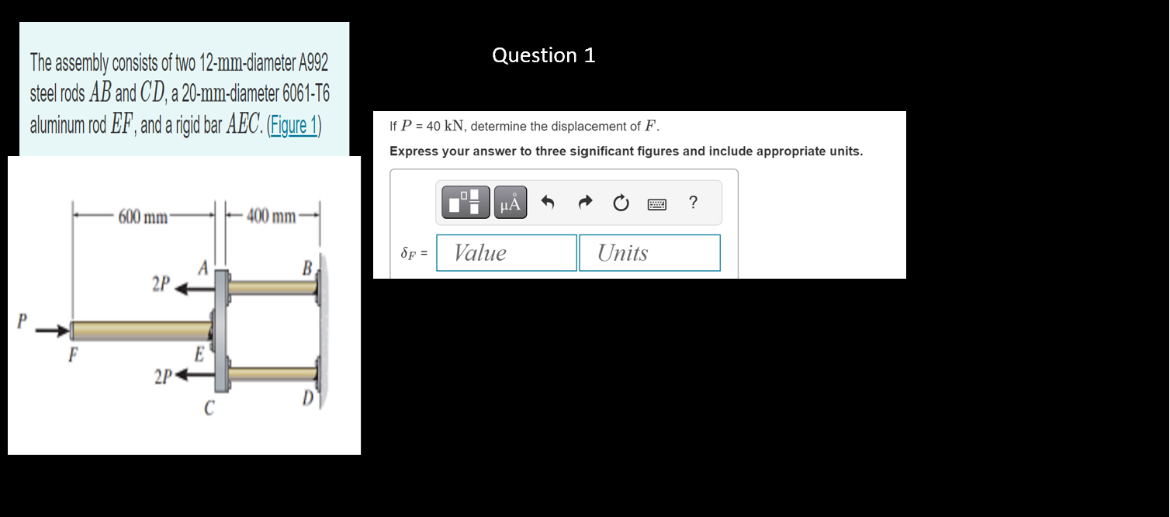 Solved The Assembly Consists Of Two Mm Diameter A Chegg