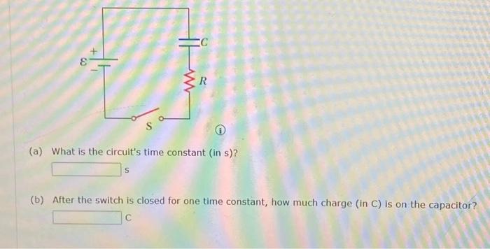 Solved The Figure Below Shows A Capacitor With Capacitance Chegg