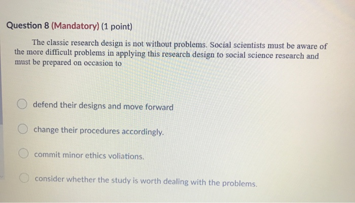 Solved Question 1 Mandatory 1 Point Saved The Chegg