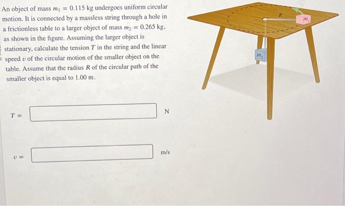 Solved An Object Of Mass M Kg Undergoes Uniform Chegg