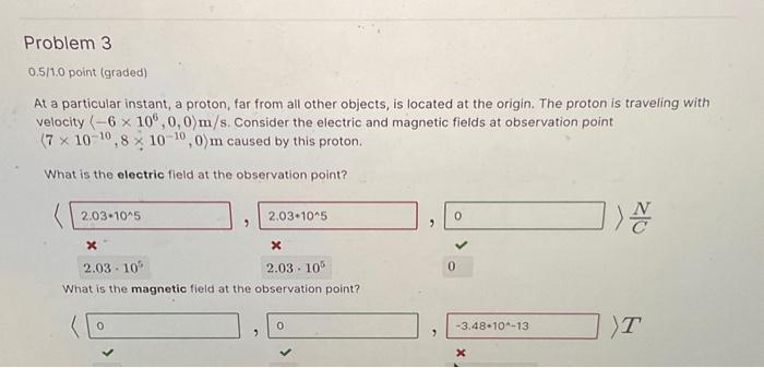 Solved At A Particular Instant A Proton Far From All Other Chegg