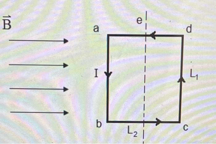 Solved 14 Problem 7 A Rectangular Loop With L1 0 15 M Chegg