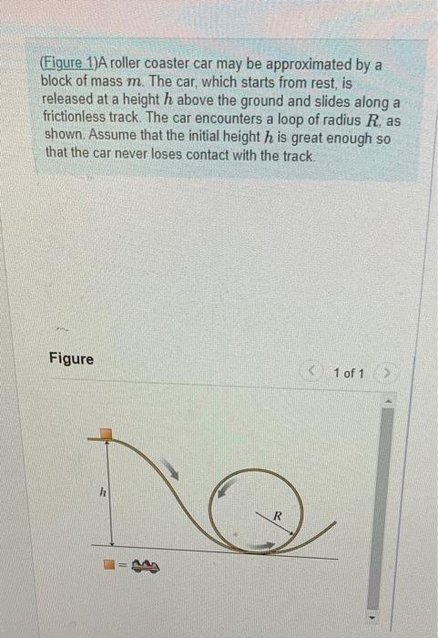 Solved Figure A Roller Coaster Car May Be Approximated By Chegg