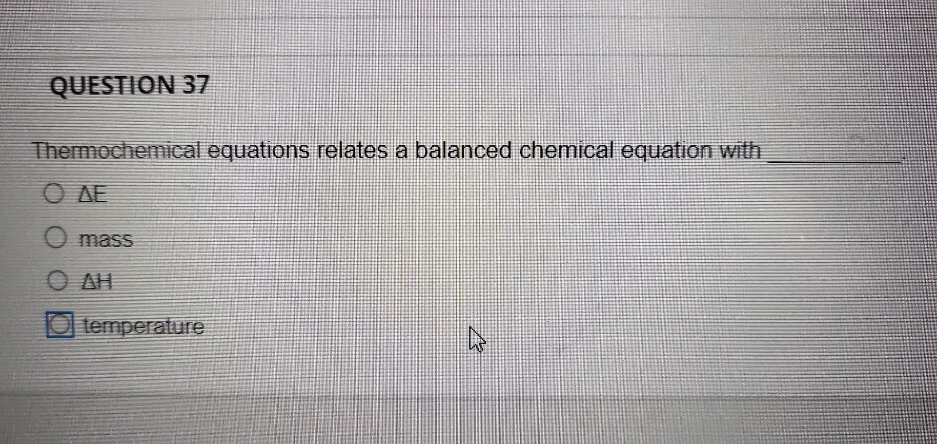 Solved Thermochemical Equations Relates A Balanced Chemical Chegg