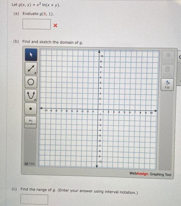 Solved Let G X Y X Ln X Y A Evaluate G B Find Chegg