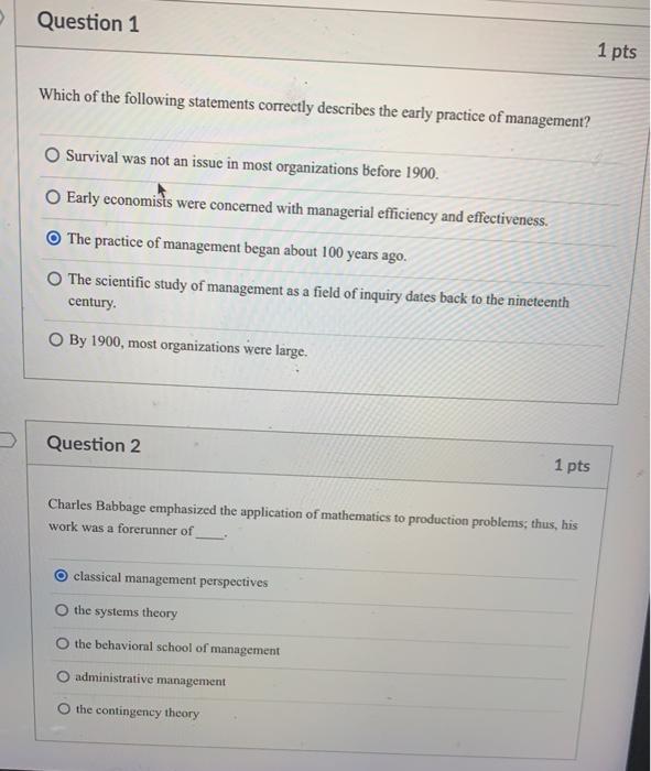 Solved Pts Question How Can Managers Use Knowledge Of Chegg