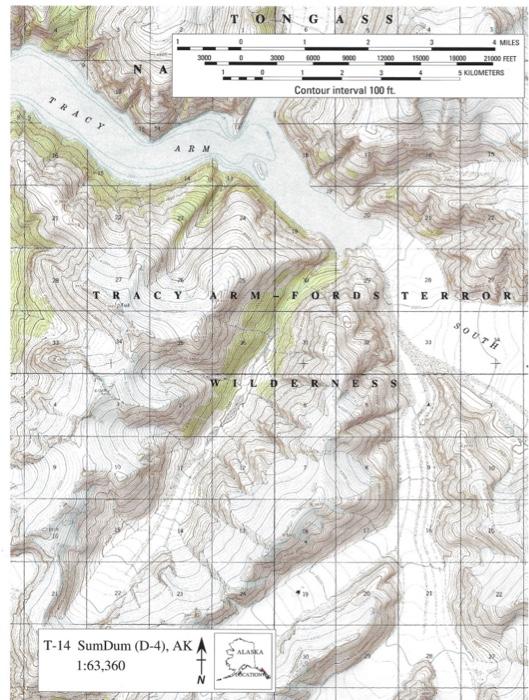 Solved Topographic Map T 14 Chegg