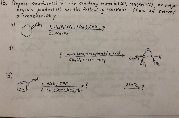 Solved Propose Structure S For The Starting Material Is Chegg