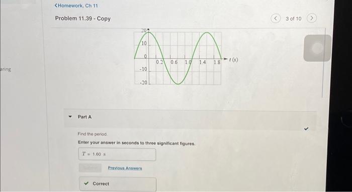 Solved A Mass M Is Attached To A Spring Of Force Consta