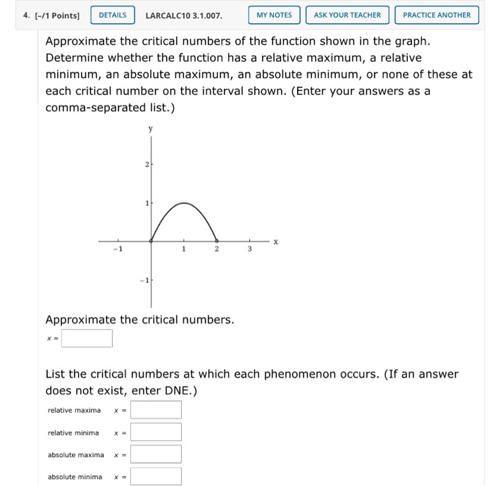 Solved Points Details Larcalc My Notes Chegg