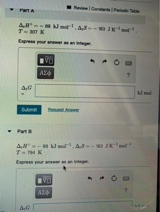 Solved Review Constants Periodic Table Part A AH 89 Chegg