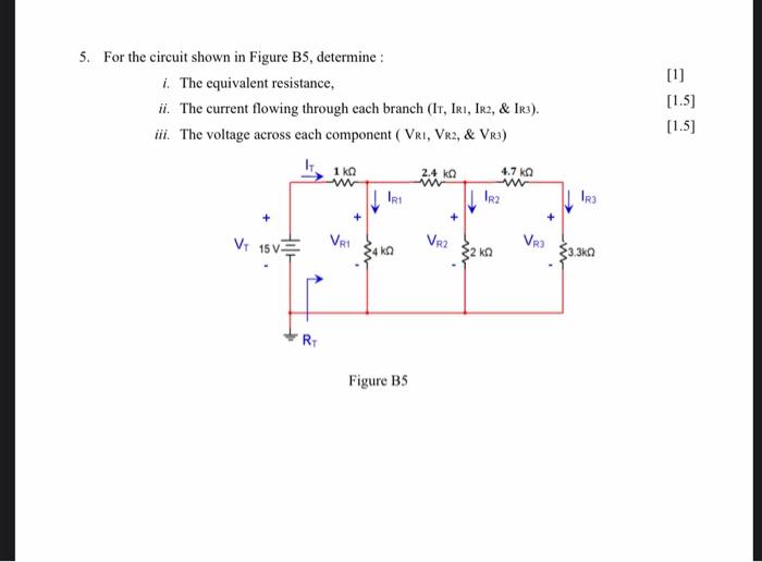 Solved For The Circuit Shown In Figure B Determine Chegg