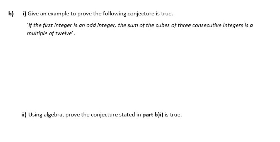 Solved B I Give An Example To Prove The Following Chegg