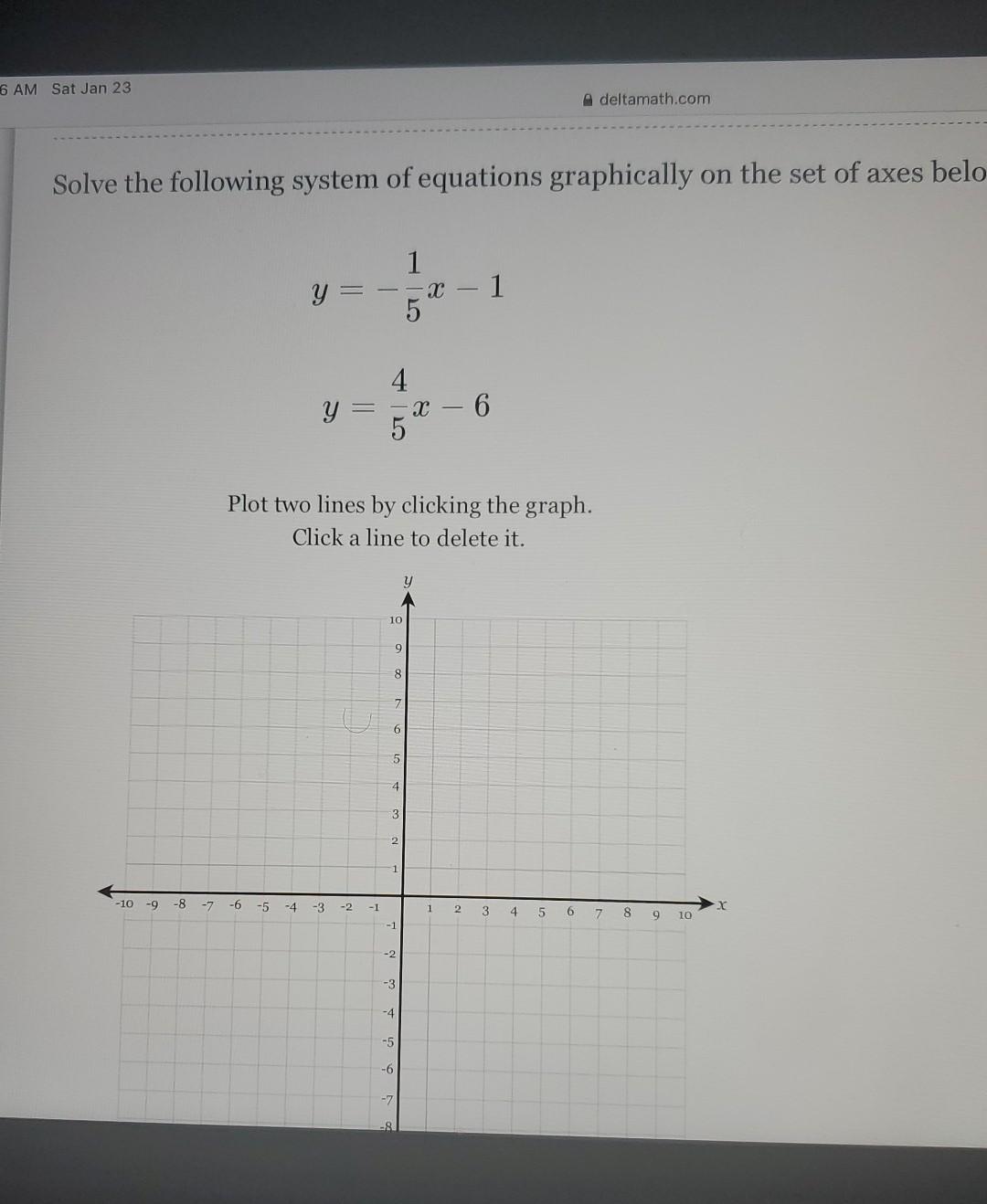 Solved 6 AM Sat Jan 23 A Deltamath Solve The Following Chegg