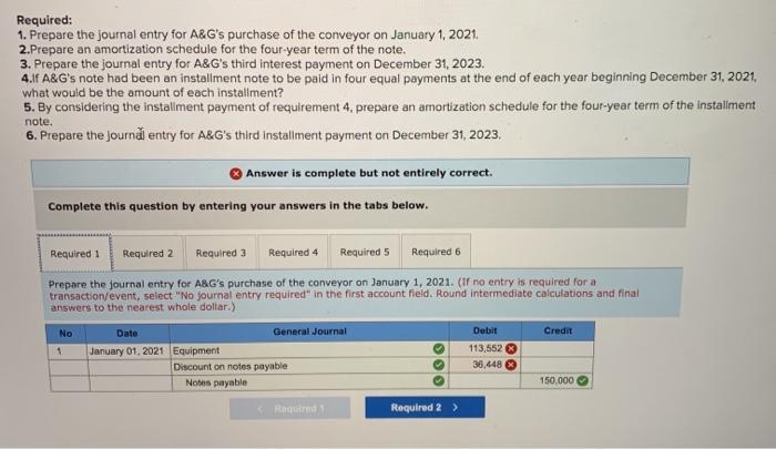 Solved Problem Algo Note And Installment Note With Chegg