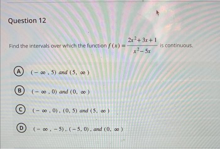 Solved Find The Intervals Over Which The Function Chegg