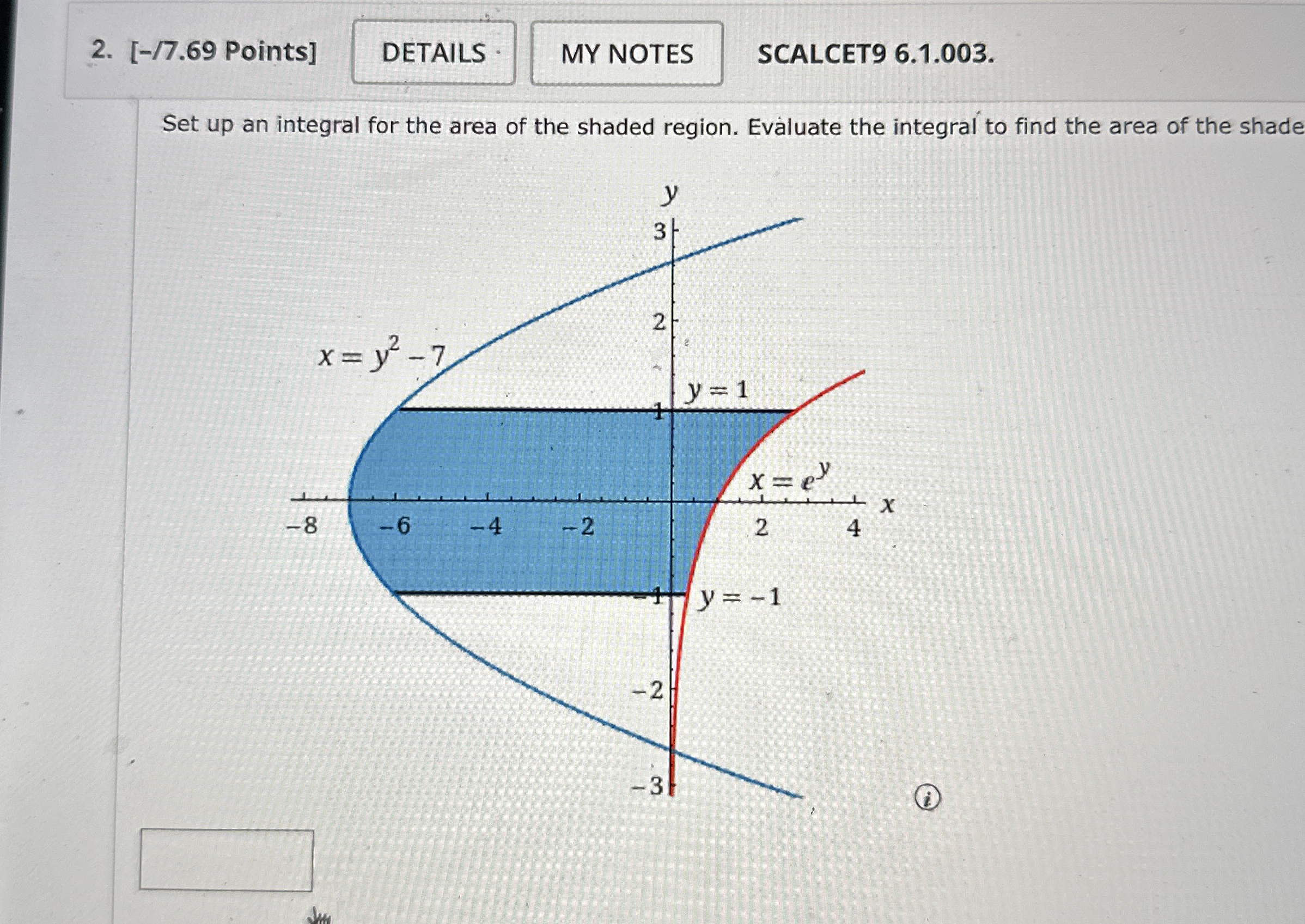 Solved Points Scalcet Set Up An Integral Chegg