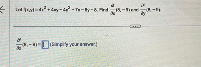 Solved Let F X Y X Xy Y X Y Find Xf And Chegg