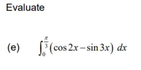 Solved Evaluate E Cos X Sin X Dx Chegg