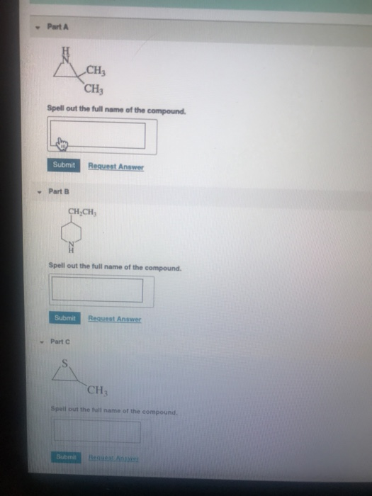 Solved Part A Ch Ch Spell Out The Full Name Of The Chegg