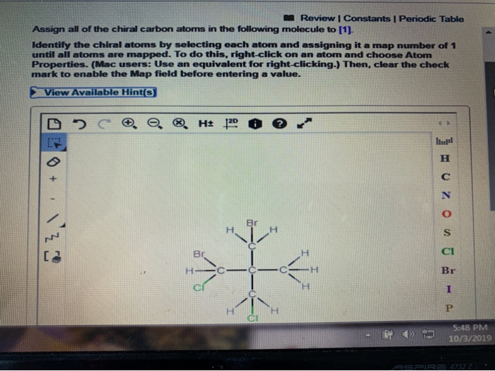 Solved Review I Constants Periodic Table Assign All Of The Chegg