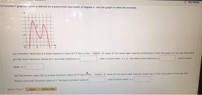 Solved My Notes The Function F Graphed Below Is Defined By A Chegg