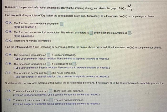 Solved X Summarize The Pertinent Information Obtained By Chegg