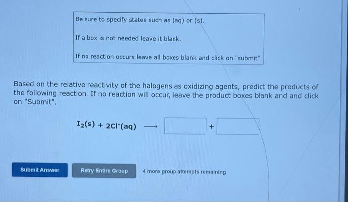 Solved Consider The Following Cell Reaction Chegg