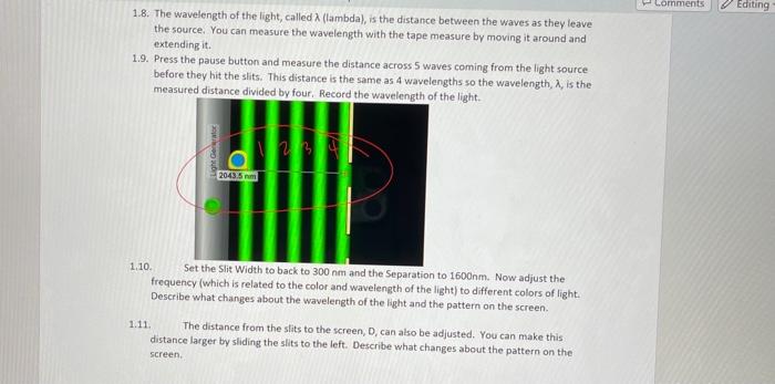 Open The Phet Wave Interference Application Chegg